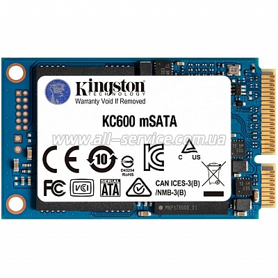 SSD  Kingston mSATA 256GB (SKC600MS/256G)