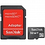   32GB SanDisk microSD + SD  (SDSDQM-032G-B35A)