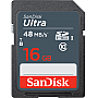   16GB SanDisk Ultra SDHC Class 10 UHS-I (SDSDUNB-016G-GN3IN)