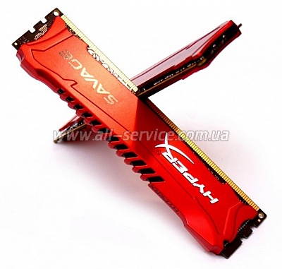  2x8Gb KINGSTON HyperX OC KIT DDR3, 1866Mhz CL9 Savage Red (HX318C9SRK2/16)