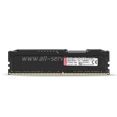  16Gb Kingston DDR4 2666MHz HyperX Fury Black 2x8GB (HX426C15FBK2/16)