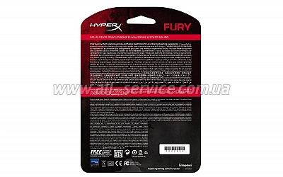 SSD  2.5" HyperX Fury 480GB SATA (SHFS37A/480G)