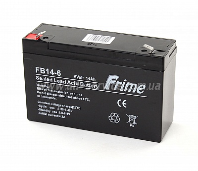   Frime 6V 14.0AH (FB14-6) AGM