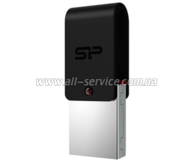  8GB SILICON POWER Mobile X31, OTG, Black (SP008GBUF3X31V1K)