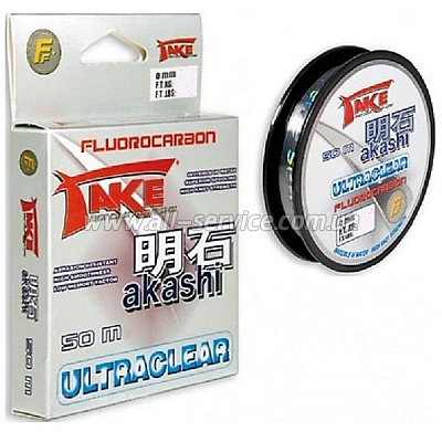  Lineaeffe Take AKASHI Fluorocarbon  50. 0.14  FishTest 3.00  Made in Japan (3042114)