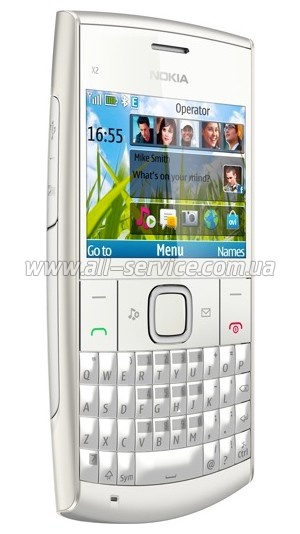   Nokia X2-01 Silver Blue