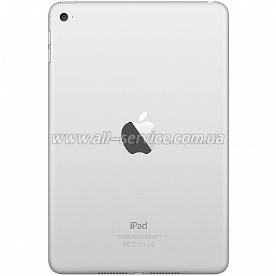  Apple A1550 iPad mini 4 Wi-Fi 4G 32Gb Silver (MNWF2RK/A)