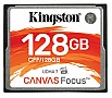   Kingston 128GB CompactFlash Canvas Focus (CFF/128GB)