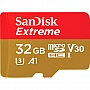   SANDISK 32GB microSDHC class 10 UHS-I A1 V30 Extreme (SDSQXAF-032G-GN6GN)