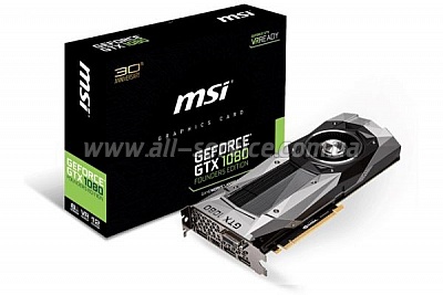  MSI GeForce GTX1080 8GB GDDR5X Founders edition