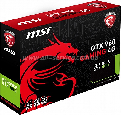  MSI GeForce GTX960 4GB DDR5 TWIN FROZ5 LE (GTX_960_GAMING_4G_LE)
