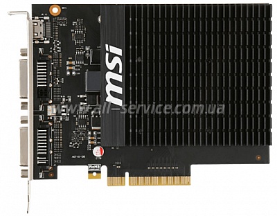  MSI GeForce GT710 2GB DDR3 64bit low profile silent (GT_710_2GD3H_H2D)