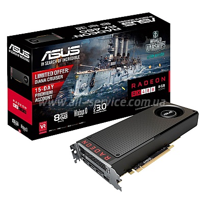  ASUS Radeon RX 480 8GB DDR5 (Radeon_RX_480_8G)