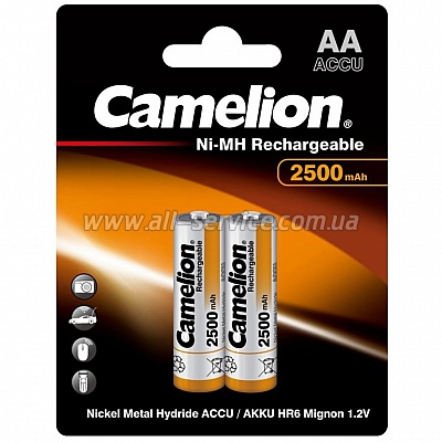  Camelion AA 2500mAh Ni-MH * 2 R6-2BL (NH-AA2500BP2)