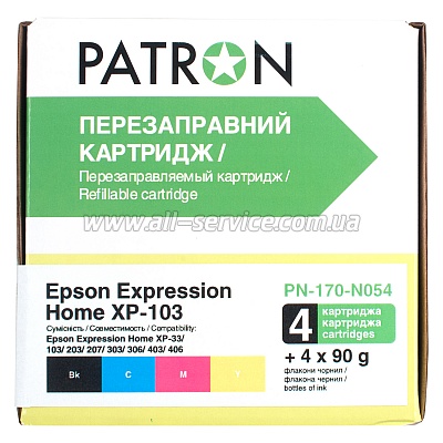   EPSON Expression Home XP-103 ( 4 + ) (PN-170-054) PATRON