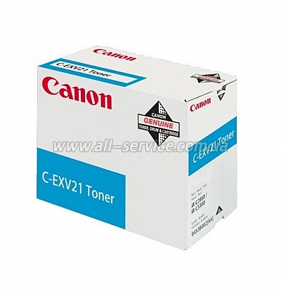 - CANON C-EXV21 Cyan (0457B002)