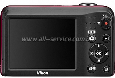   Nikon Coolpix A10 Red (VNA982E1)