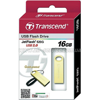  16GB Transcend JetFlash 520 Gold (TS16GJF520G)