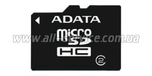   4GB AData microSDHC Class 2 (AUSDH4GCL2-R)