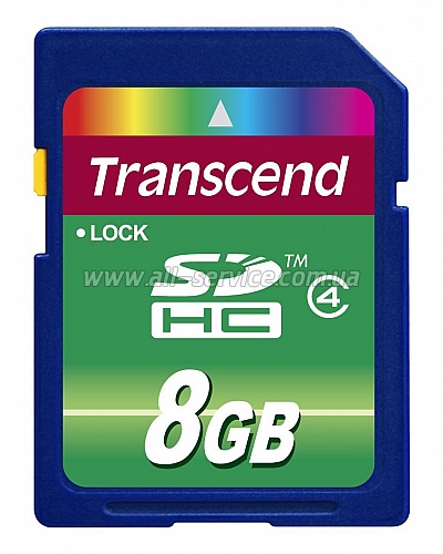   8GB Transcend SDHC Class 4 (TS8GSDHC4)