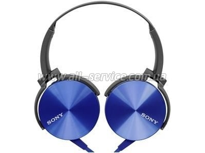  Sony eXtra Bass MDR-XB450AP Blue (MDRXB450APL.E)