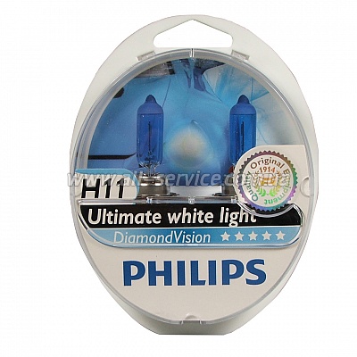  Philips H11 Diamond Vision, 5000K (12362DVS2)
