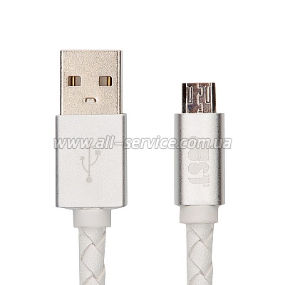  JUST Unique Micro USB Cable White (MCR-UNQ-WHT)