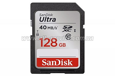   128GB SanDisk Ultra SDXC Class 10 UHS-I (SDSDUN-128G-G46)