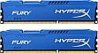  2x8Gb KINGSTON HyperX OC KIT DDR3, 1600Mhz CL10 Fury Blue (HX316C10FK2/16)