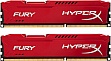  8Gb KINGSTON HyperX OC KIT DDR3, 1600Mhz CL10 Fury Red 2x4Gb (HX316C10FRK2/8)