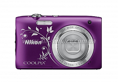   Nikon Coolpix S2900 Purple Lineart (VNA834E1)