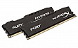  8Gbx2 KINGSTON HyperX OC KIT DDR3, 1600Mhz CL10 Fury Black (HX316C10FBK2/16)