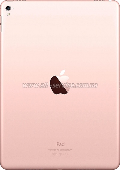  Apple A1673 iPad Pro 9.7-inch Wi-Fi 128GB Rose Gold (MM192RK/A)
