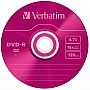  Verbatim DVD-R 4.7 GB/120 min 16x Slim 5 (43557) Color