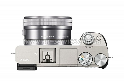   Sony Alpha 6000 kit 16-50mm Silver (ILCE6000LS.CEC)