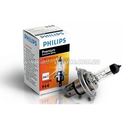   Philips H4 Premium 60/55W P43t 12342PRC1