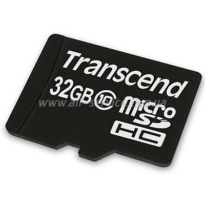   32GB TRANSCEND microSDHC Class 10 (TS32GUSDC10)