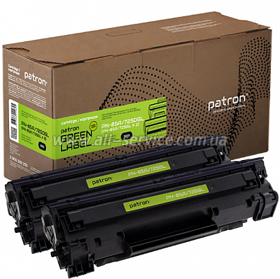  Patron Green Label HP LJ CE285A / Canon 725 Dual Pack (PN-85A/725DGL)