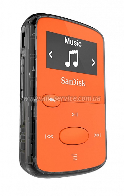 MP3  SanDisk Sansa Clip JAM 8GB Orange (SDMX26-008G-G46O)