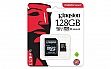   128GB Kingston microSDXC C10 UHS-I R80MB/s + SD  (SDCS/128GB)