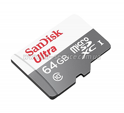   64GB SanDisk Ultra microSDXC Class 10 UHS-I (SDSQUNB-064G-GN3MN)