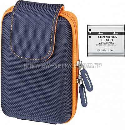  +  OLYMPUS Traveller Accessory Kit 50B (LI-50B + Case) (E0412283)