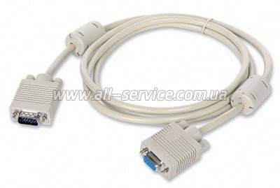  Cablexpert VGA, HD15M/HD15F,  10 (CC-PPVGAX-10M-B)