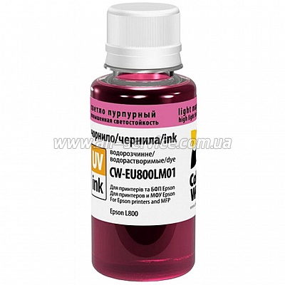  ColorWay Epson UV L800 100 Light Magenta EU800LM (CW-EU800LM01)