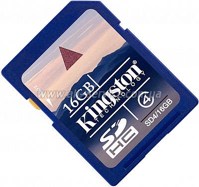   16GB Kingston SDHC Class 4 (SD4/16GB)