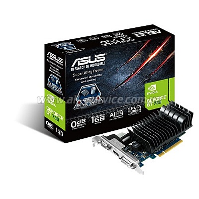  ASUS GeForce GT730 1GB DDR3 Silent loe (GT730-SL-1GD3-BRK)