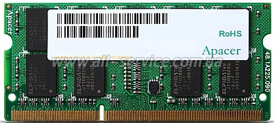  APACER   DDR3 4Gb 1600 1.35V  (DV.04G2K.KAM)