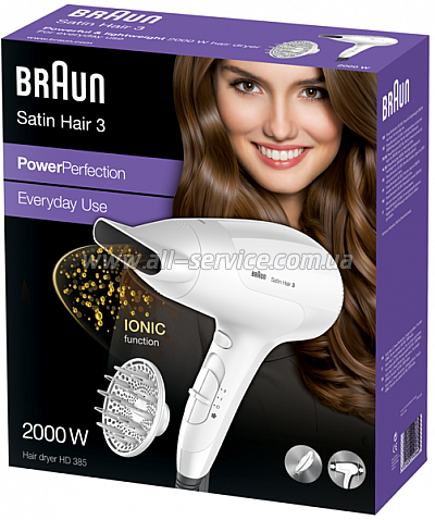  Braun HD 385 Satin Hair 3