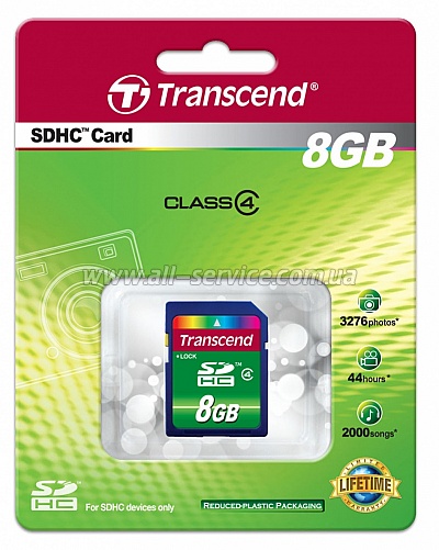   8GB Transcend SDHC Class 4 (TS8GSDHC4)