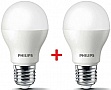   Philips LEDBulb E27 10.5-85W 3000K 230V A55 (1+1) (8727900270105)